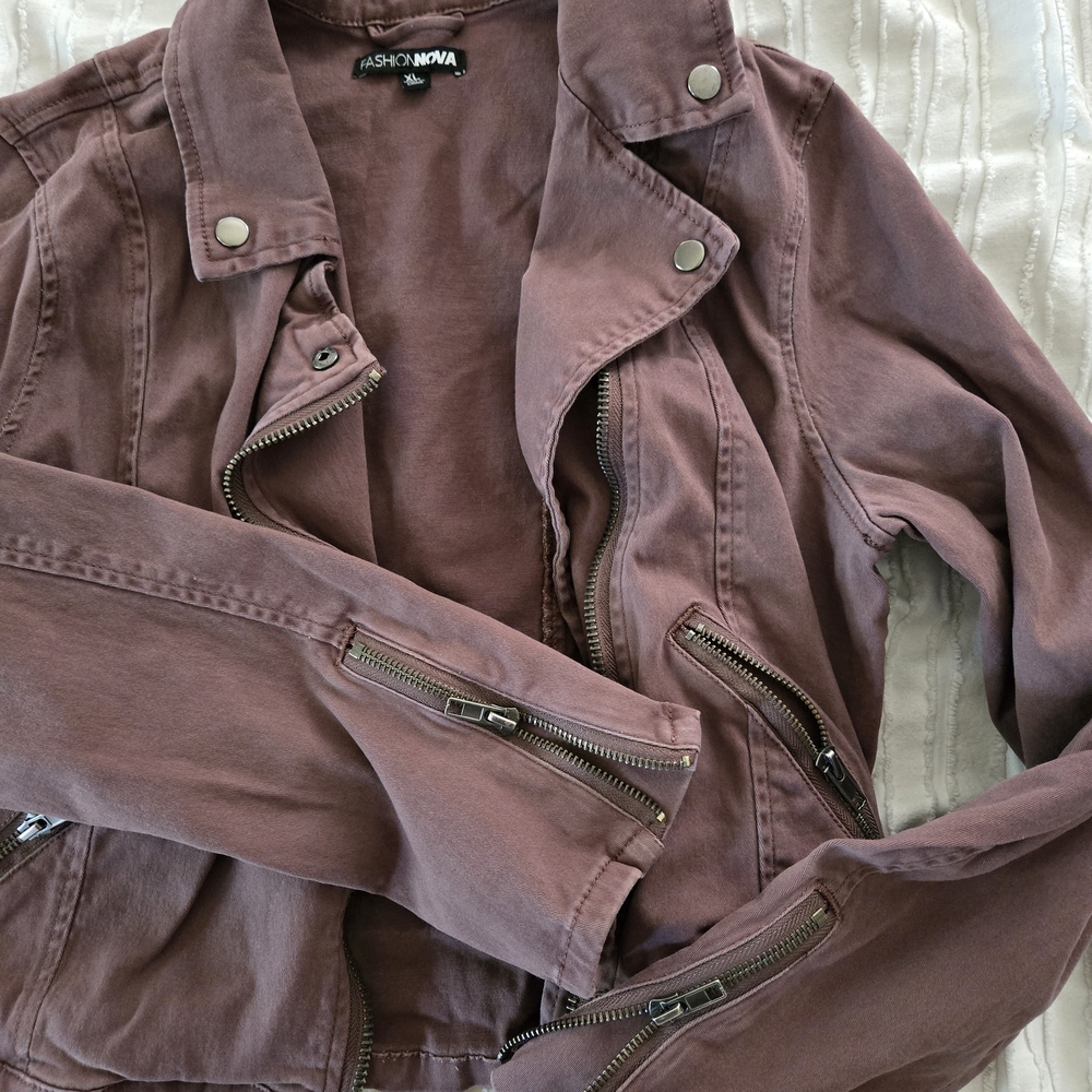 Fashion Nova Women's Mauve Jacket